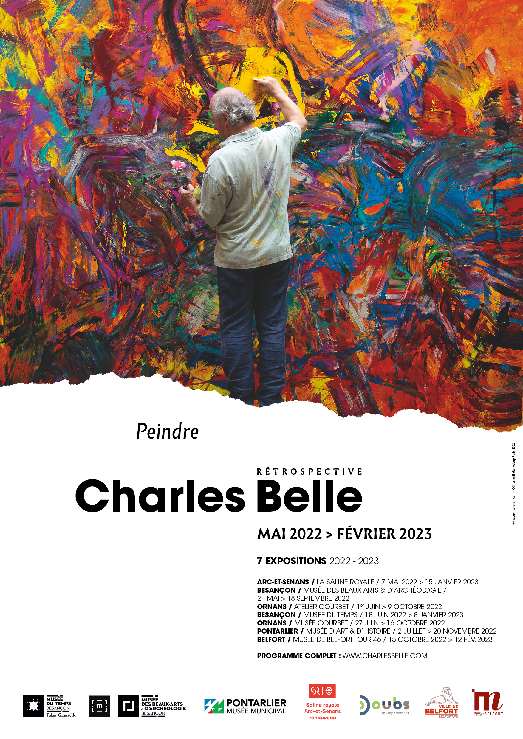 Affiche Rétrospective Charles Belle